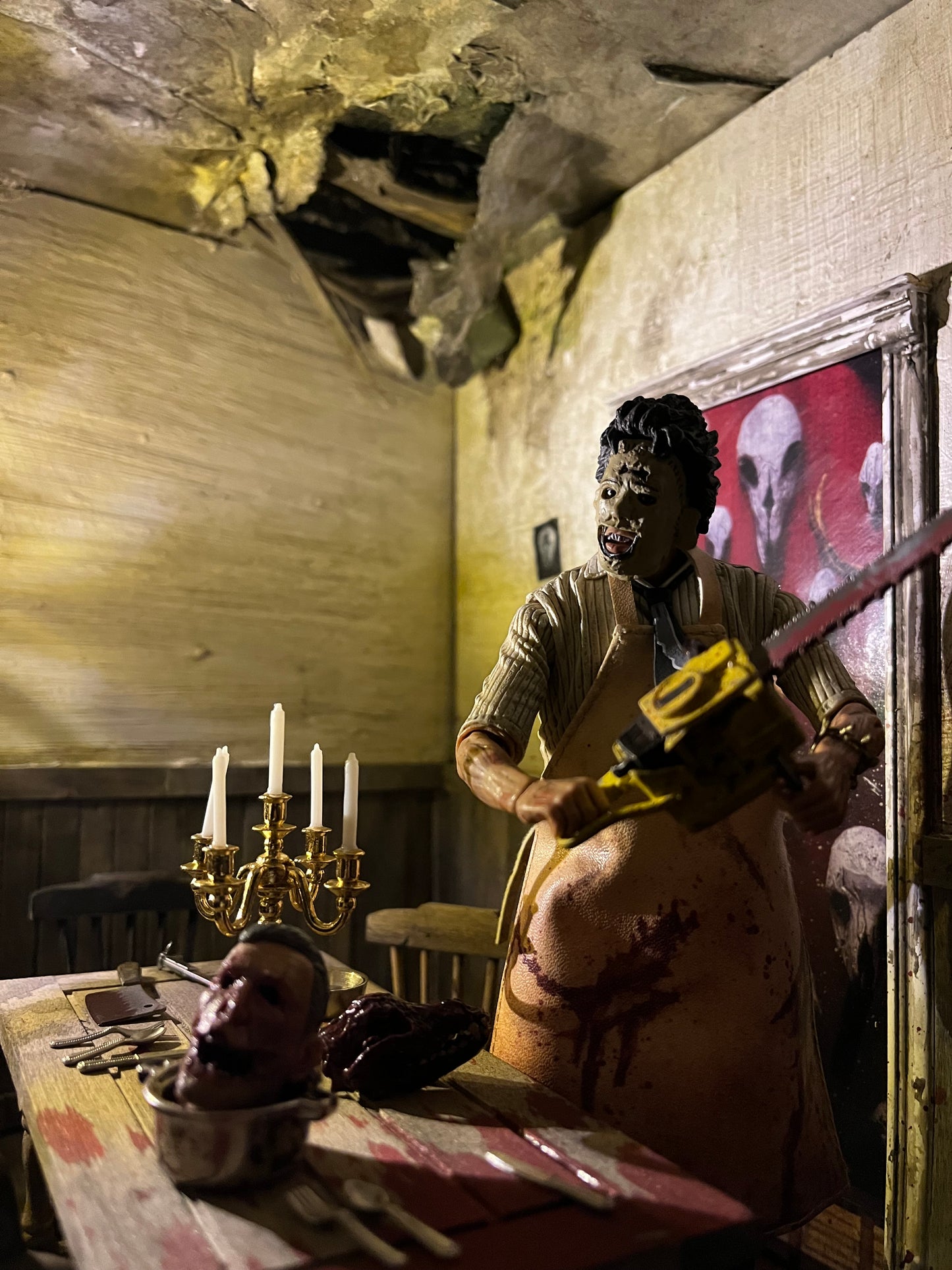 Leatherface: Sawyer Family Dining Room Diorama