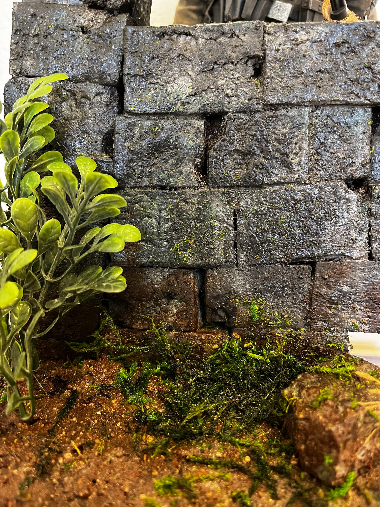 "Wait & Bleed" 1/6 Scale WW2 Wall Display